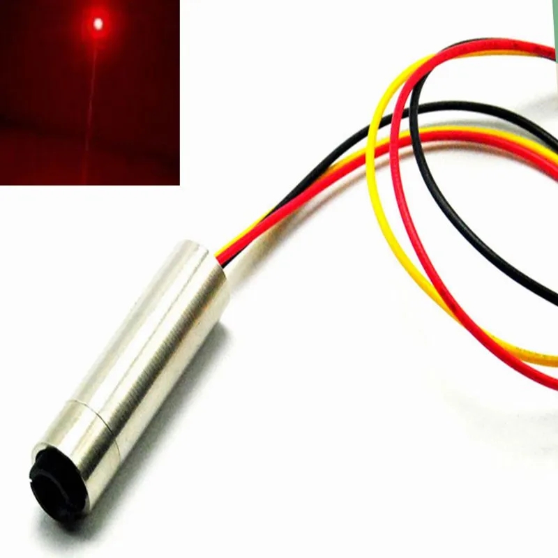 Diode Laser Module - 12x40mm Focusable 650nm 10mW Red Dot