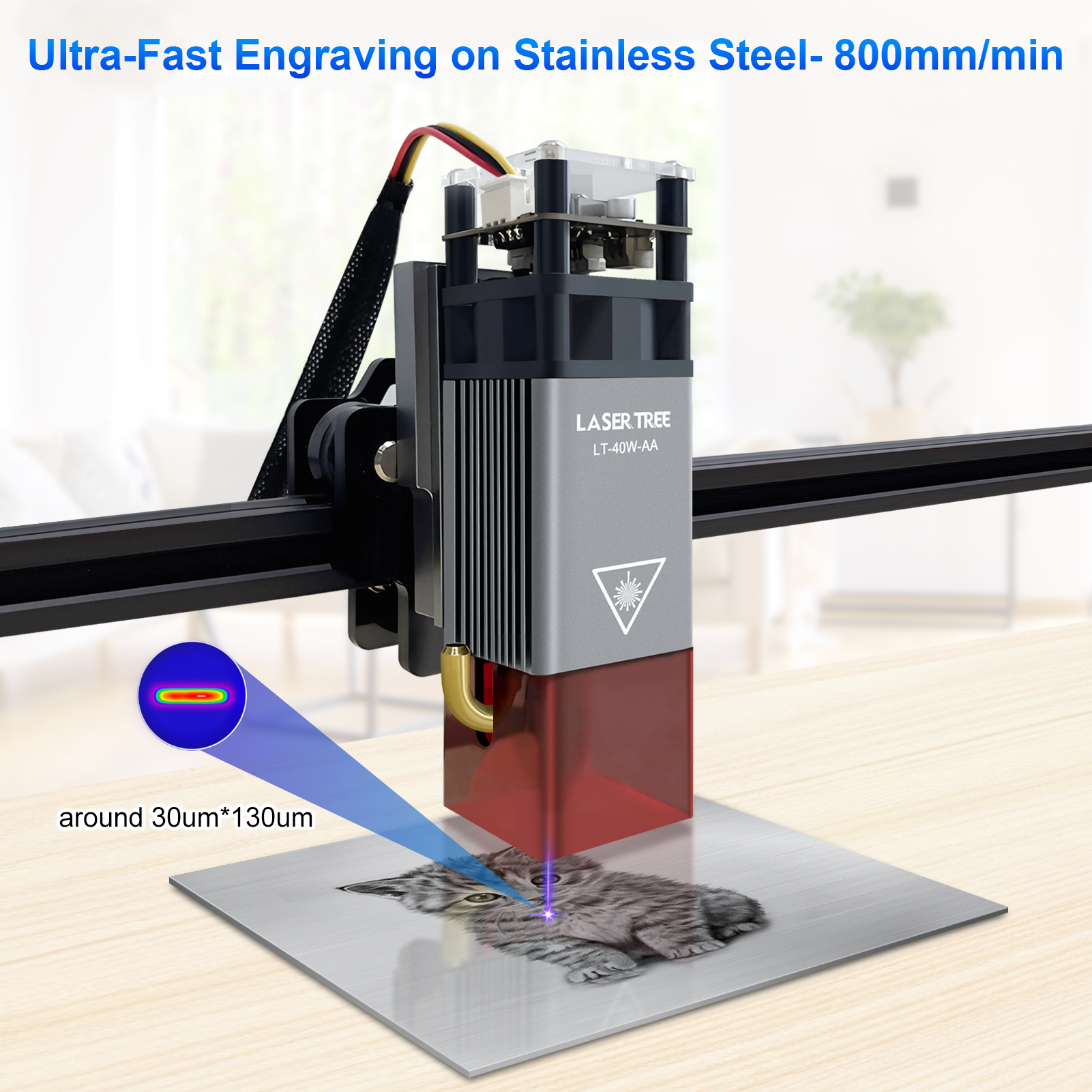 LASER TREE 5W Air Assist Metal - Industrial Laser Engraver recension och pris