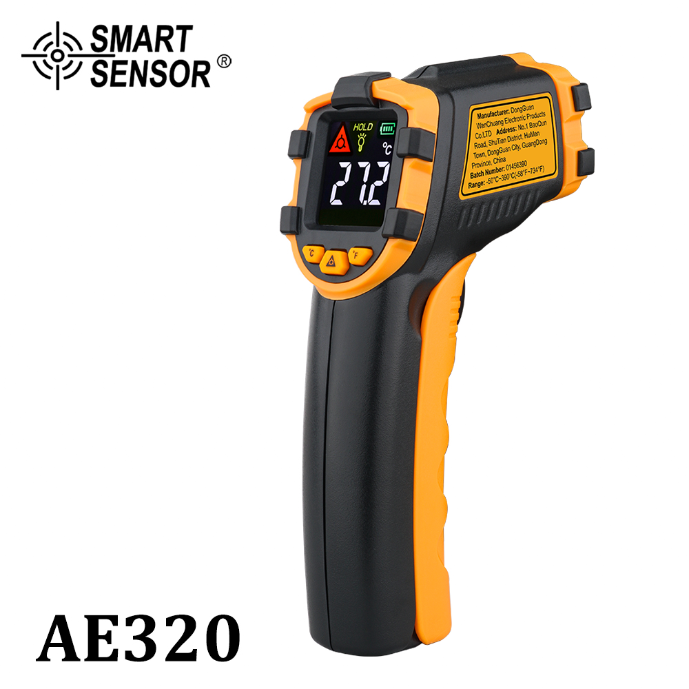 LCD Laser Meter Digital Infrar - Industrial Laser Thermometer recension och pris