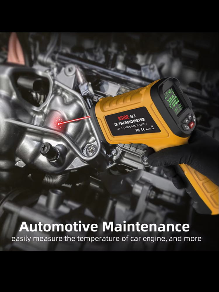 BSIDE Infrared Thermometer H2  - Industrial Laser Thermometer recension och pris