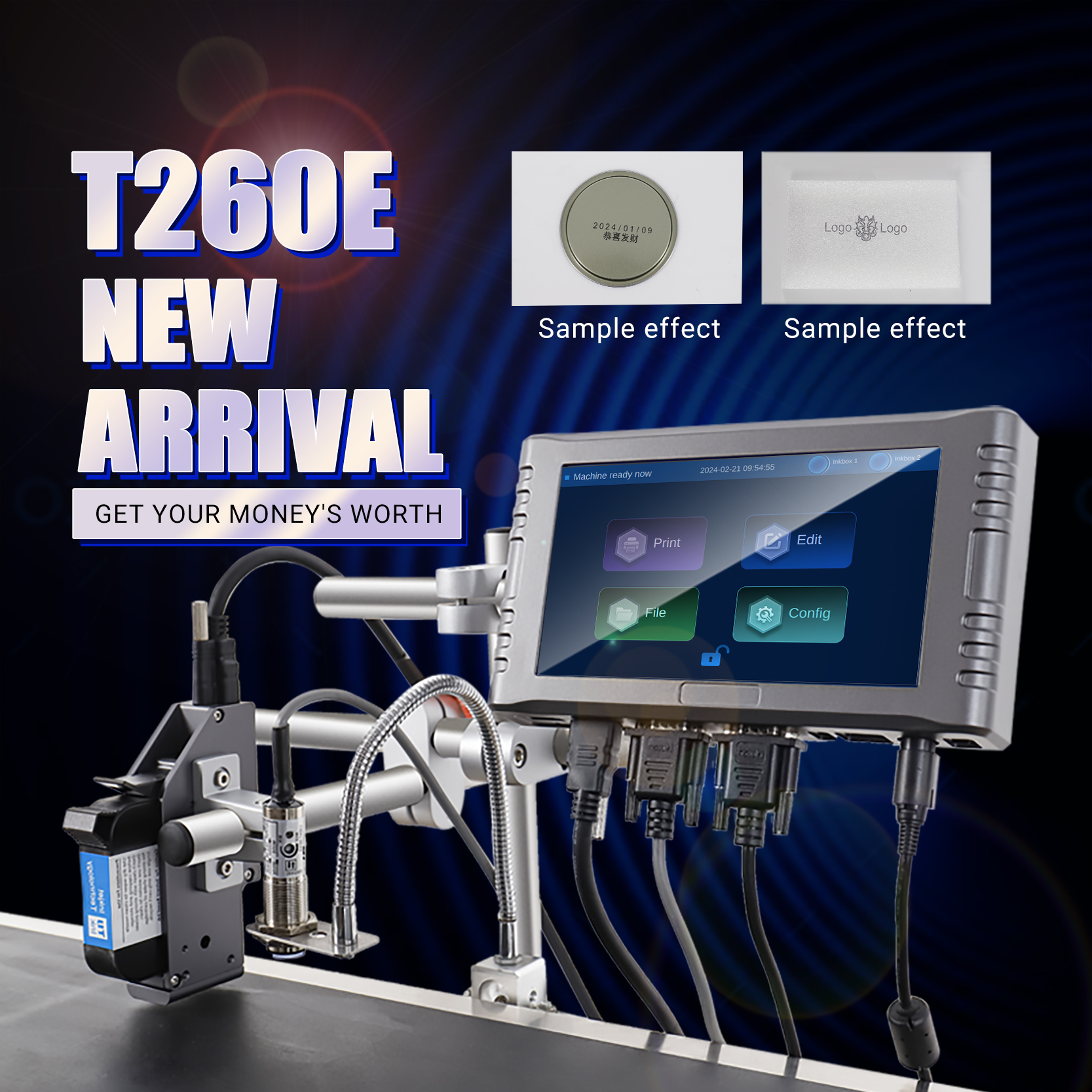 Newest OEM/ODM T260E Affordabl - Industrial Print & Laser Inc recension och pris