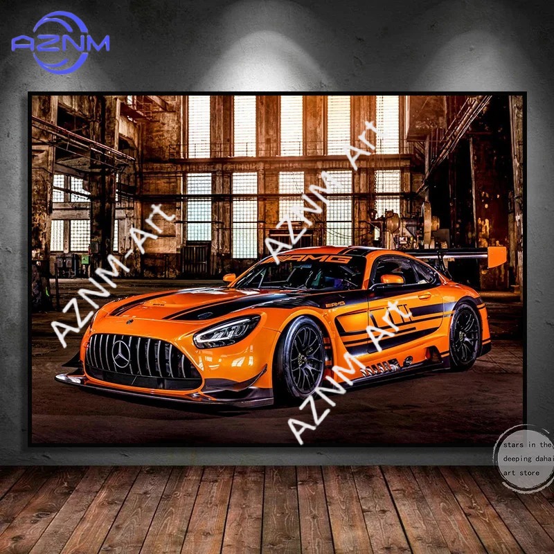 Vintage Sports Car Super Car N - Industrial Print & Laser Inc recension och pris