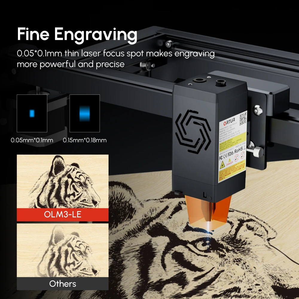 ORTUR OLM3 LE 10w Laser Engrav - Desktop Laser Engraver recension och pris