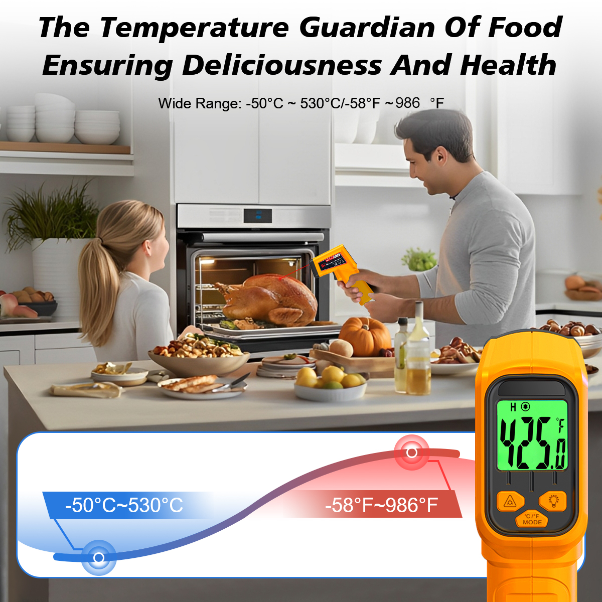 NJTY Infrared Thermometer Lase - Industrial Laser Thermometer recension och pris