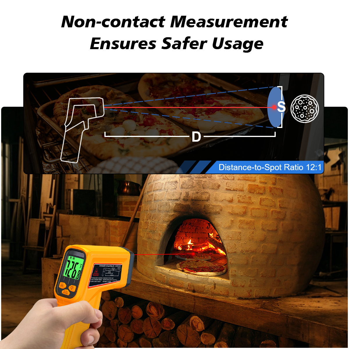 NJTY Infrared Thermometer Lase - Industrial Laser Thermometer recension och pris
