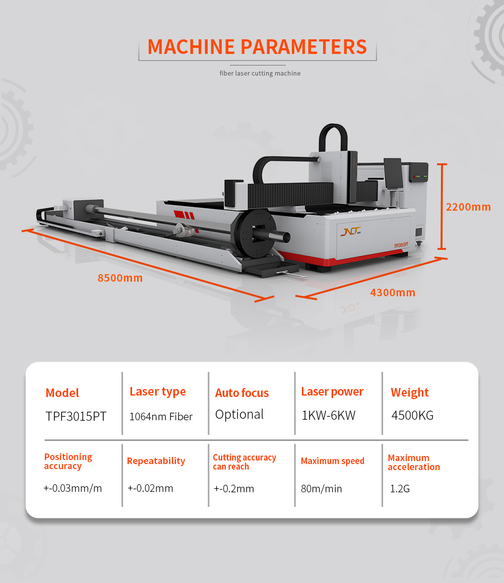 Fast Speed Laser Pipe Tube Cut - Industrial Laser Machine Price recension och pris