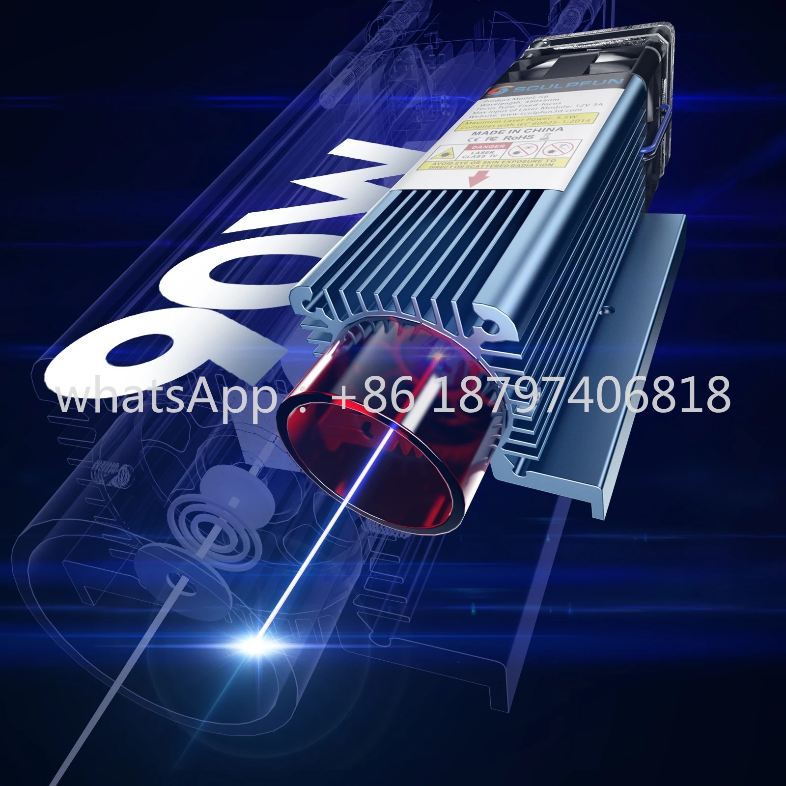 Special effect laser module S9 - Diode Laser Module recension och pris
