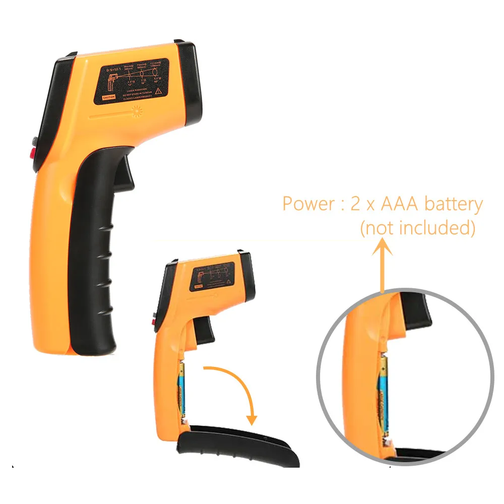 Digital Infrared Thermometer N - Industrial Laser Thermometer recension och pris