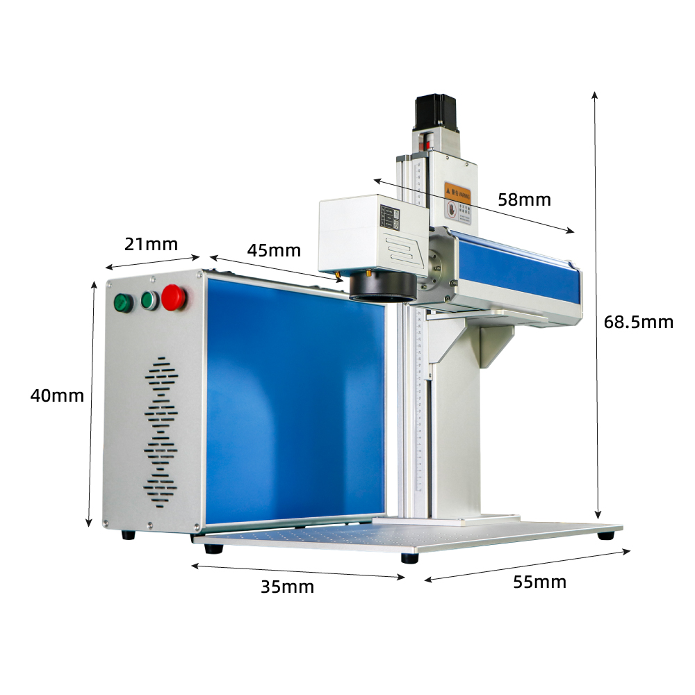 Raycus Fiber Laser Engraver Ma - Industrial Laser Engraving Machine For Metal recension och pris