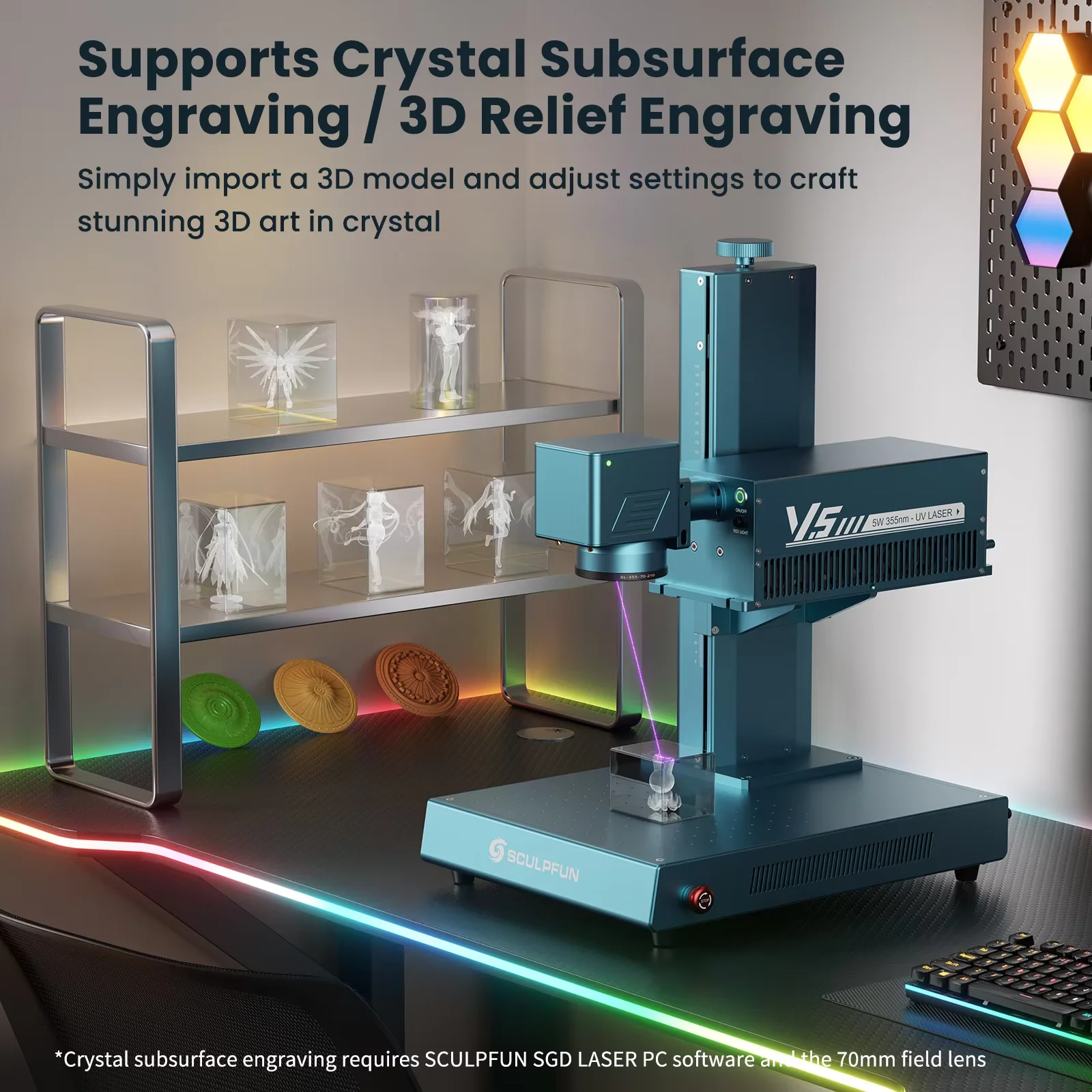 SCULPFUN V5 UV Laser Engraver  - Industrial Uv Laser Engraver recension och pris