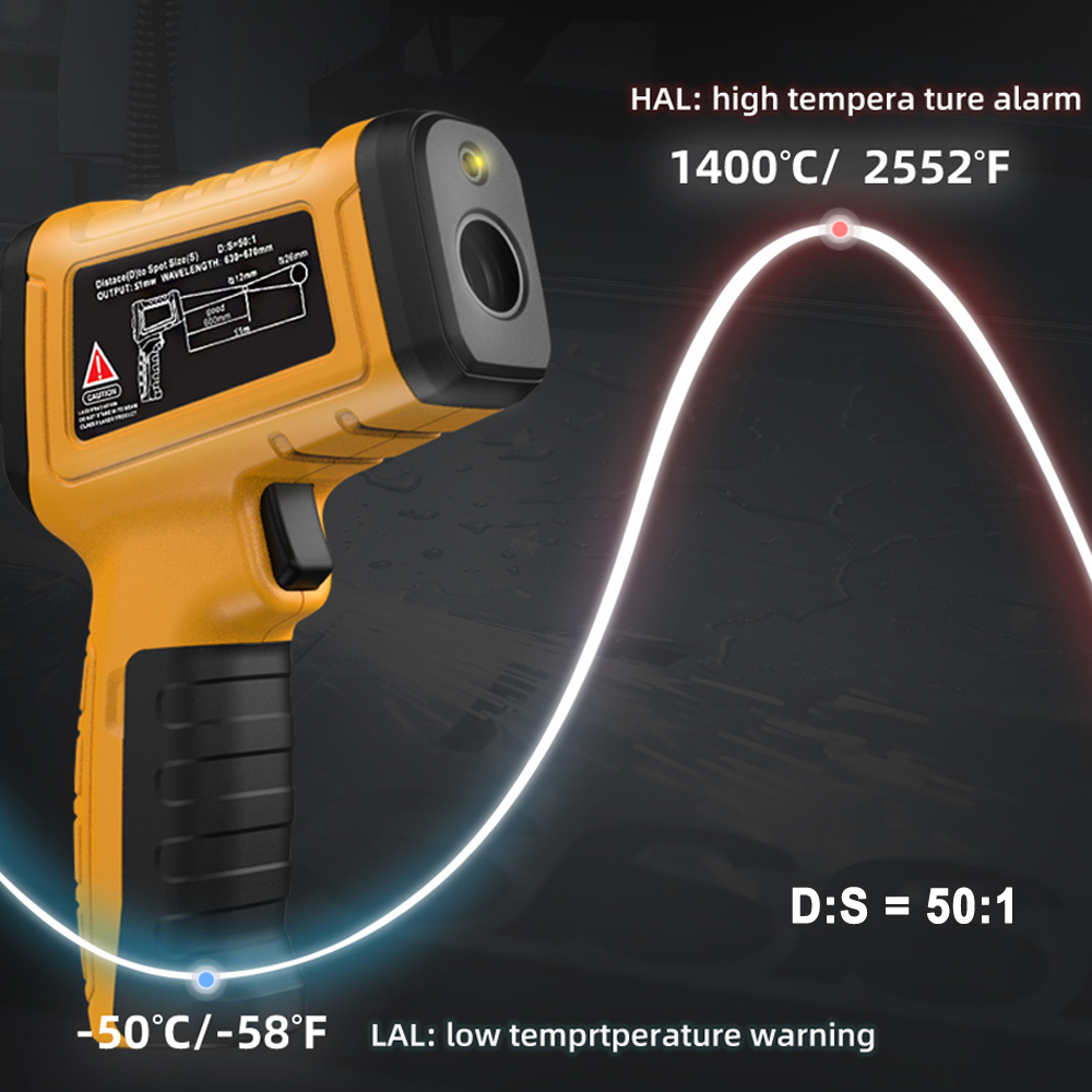 BSIDE -50~1400C Infrared Therm - Industrial Laser Thermometer recension och pris