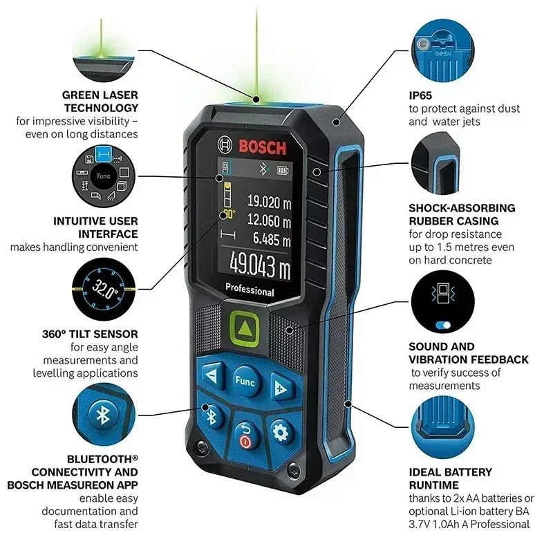 Bosch GLM50-27CG Green Laser M - Industrial Laser Drill recension och pris