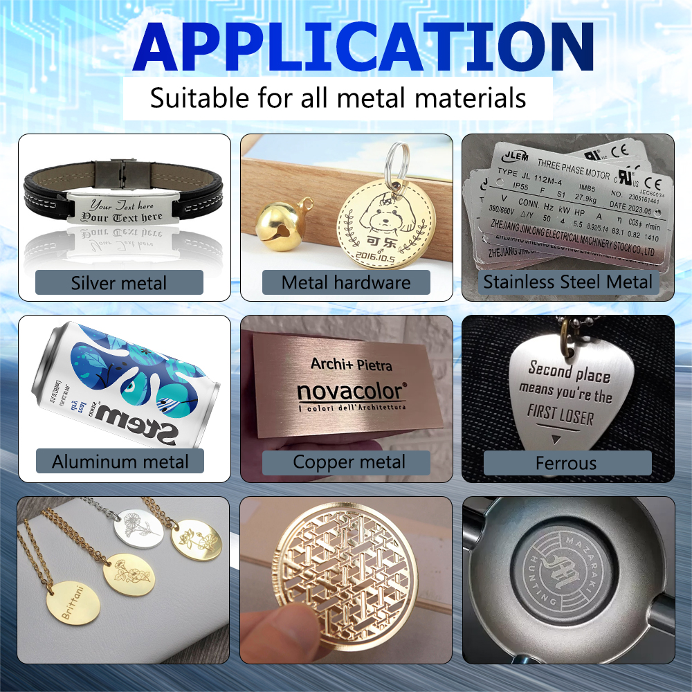 300W Fiber Laser Marking Machi - Industrial Laser Engraving Machine For Metal recension och pris
