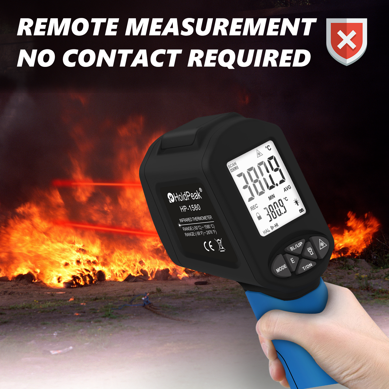 Industrial Infrared Thermomete - Industrial Laser Temperature Gun recension och pris