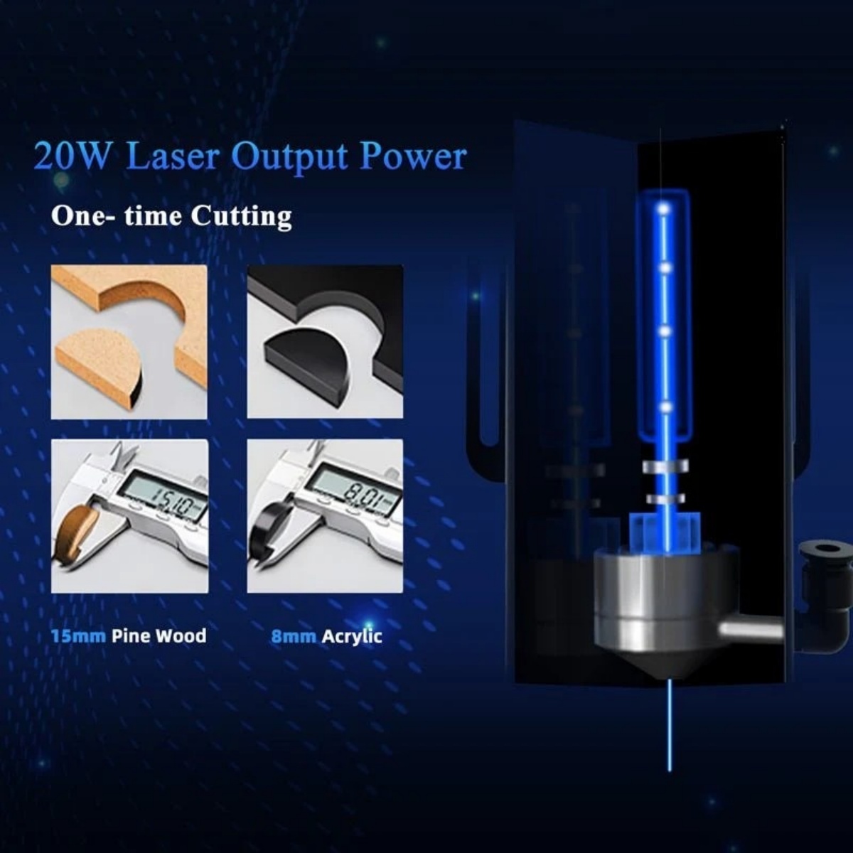 Longer RAY5 20W Laser Engraver - Diode Laser Module recension och pris