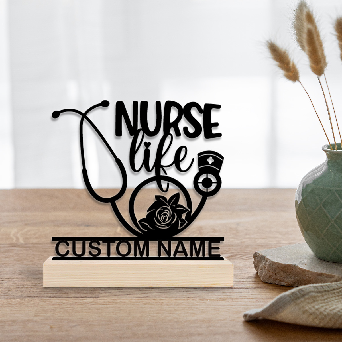 Personalized Nurse Metal Art D - Desktop Laser Engraver recension och pris