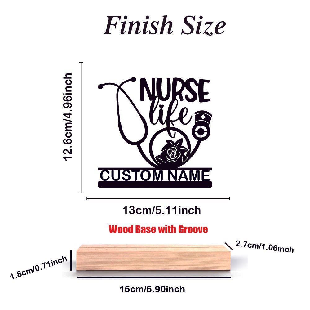 Personalized Nurse Metal Art D - Desktop Laser Engraver recension och pris