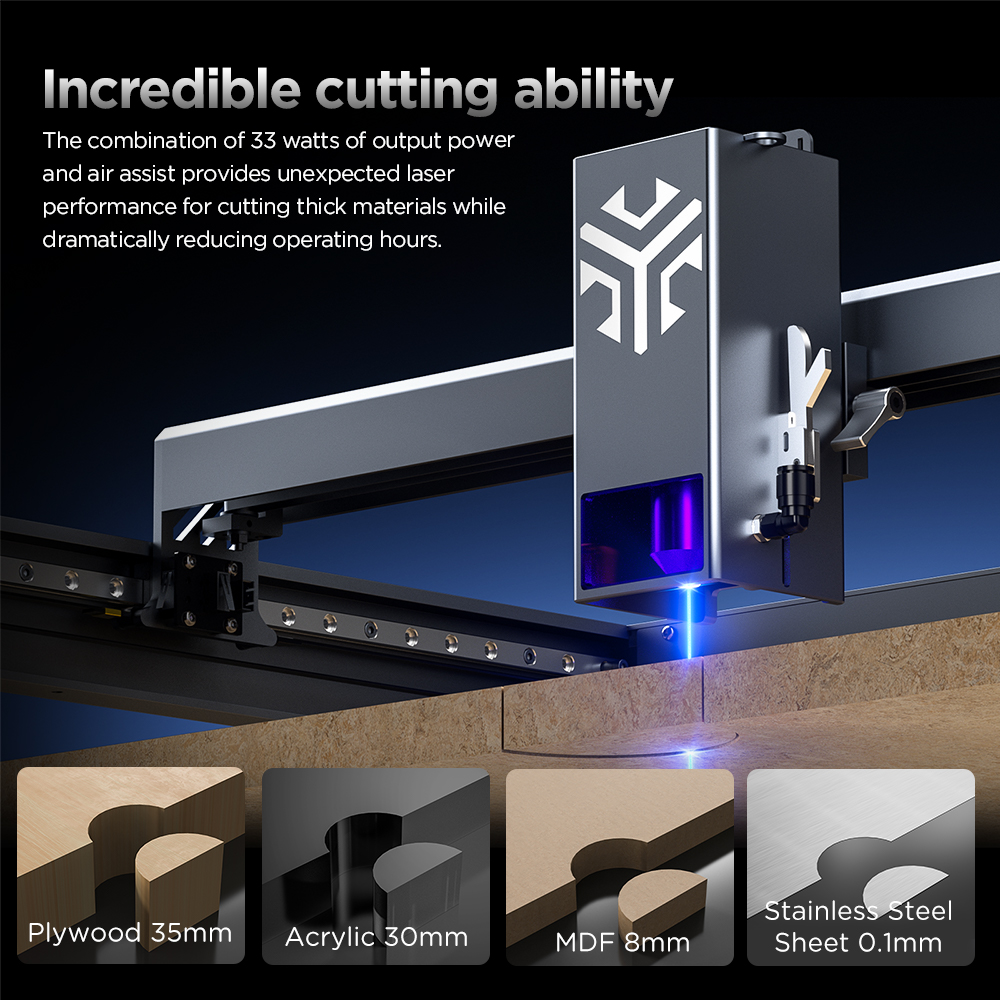ACMER P2 Laser Engraver 33W 20 - Industrial Laser Engraver recension och pris