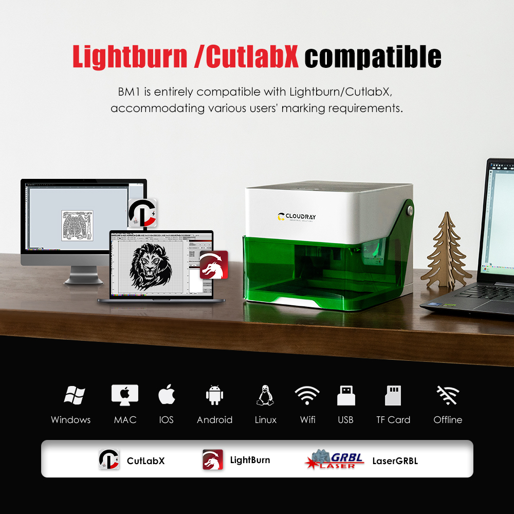 Cloudray 5000mw CNC Mini Laser - Desktop Laser Engraver recension och pris