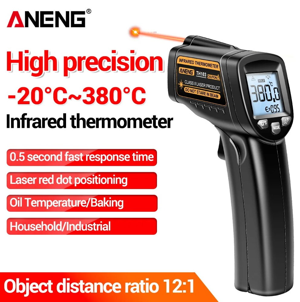 ANENG TH103 Infrared Laser The - Industrial Laser Temperature Gun recension och pris