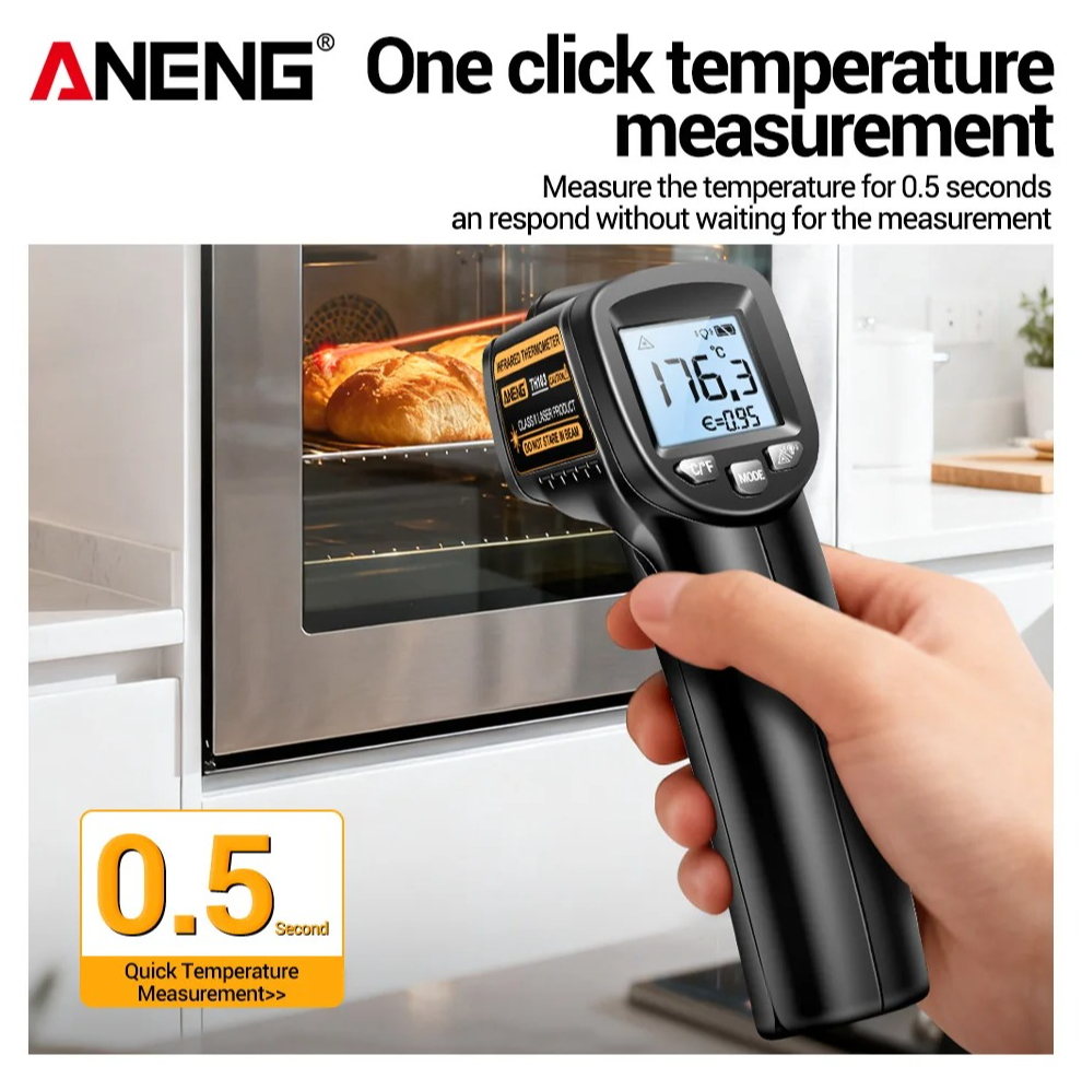 ANENG TH103 Infrared Laser The - Industrial Laser Temperature Gun recension och pris