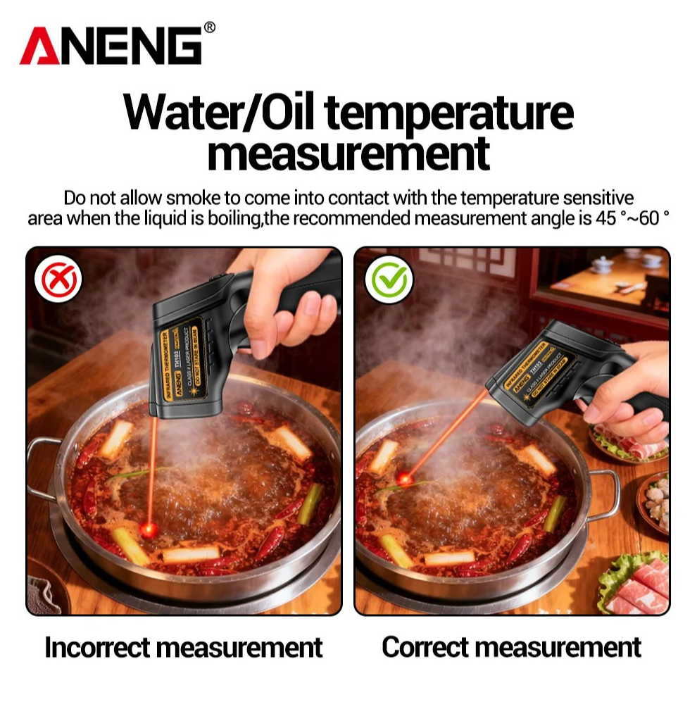 ANENG TH103 Infrared Laser The - Industrial Laser Temperature Gun recension och pris