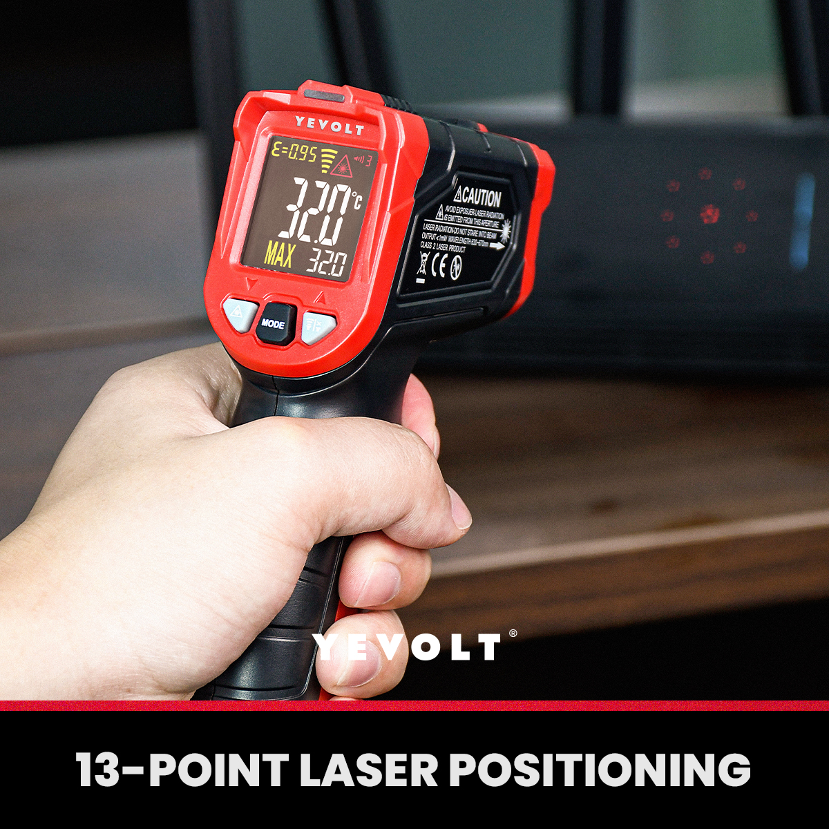 YEVOLT TA601 Series Digital In - Industrial Laser Thermometer recension och pris
