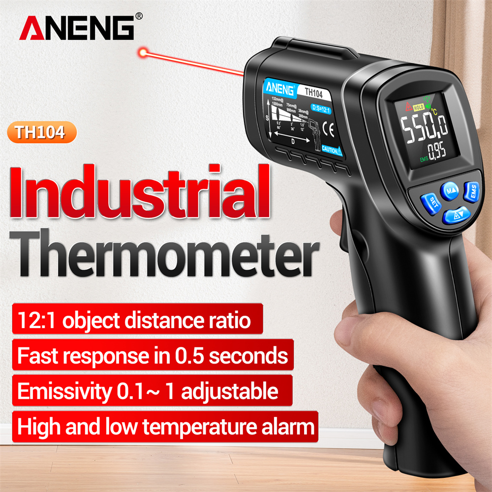 Laser Infrared Thermometer -50 - Industrial Laser Temperature Gun recension och pris