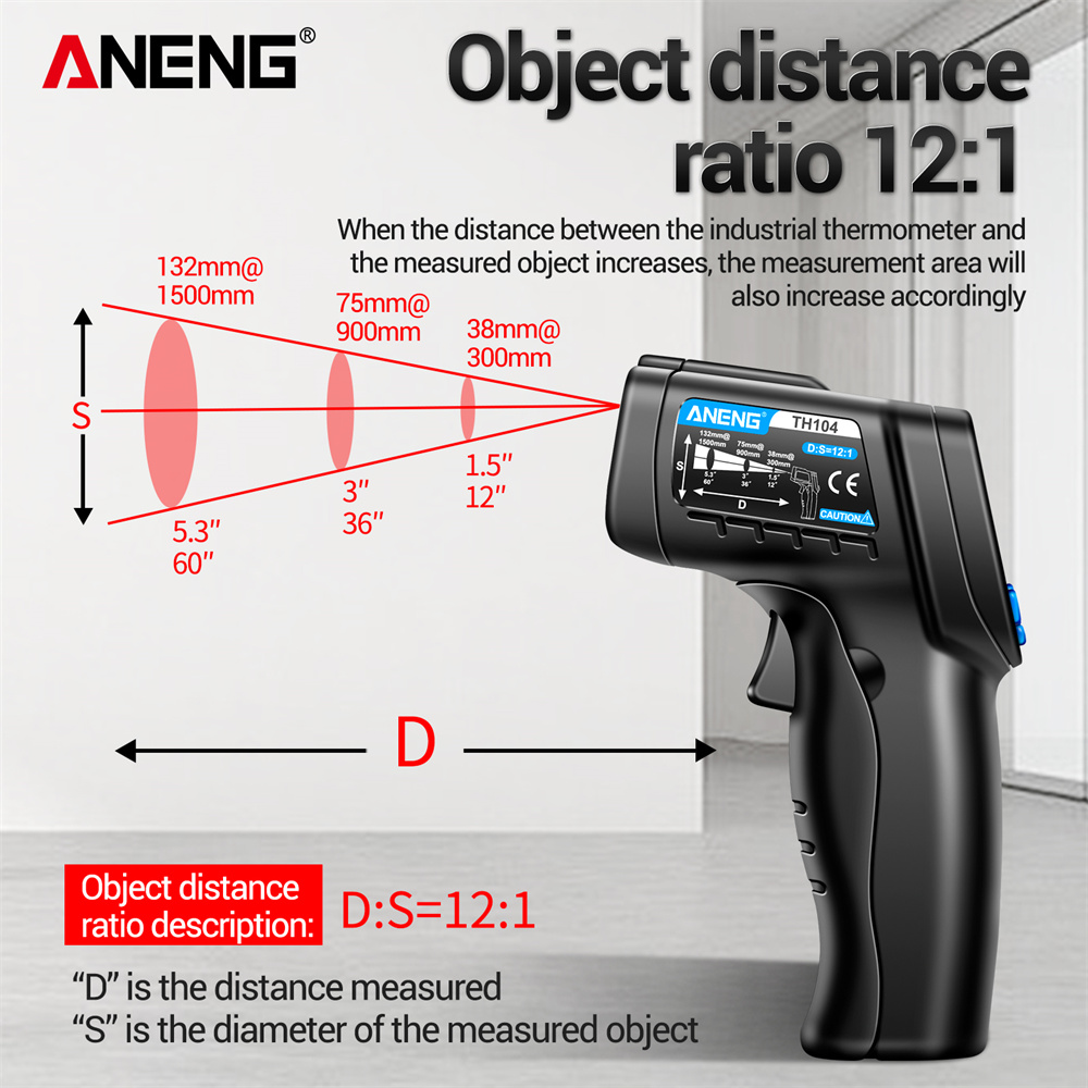 Laser Infrared Thermometer -50 - Industrial Laser Temperature Gun recension och pris