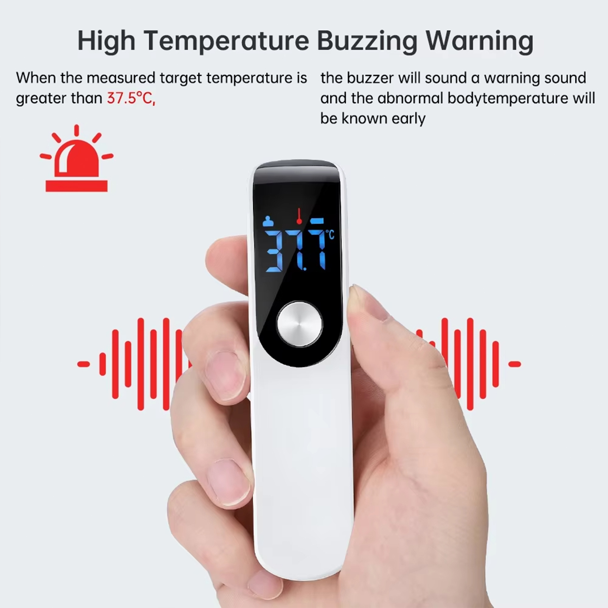 Infrared Fever Thermometer Med - Industrial Laser Thermometer recension och pris
