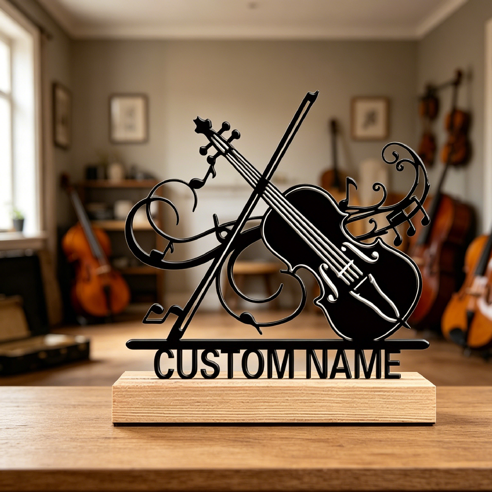 Personalized Violin Cello Meta - Desktop Laser Engraver recension och pris