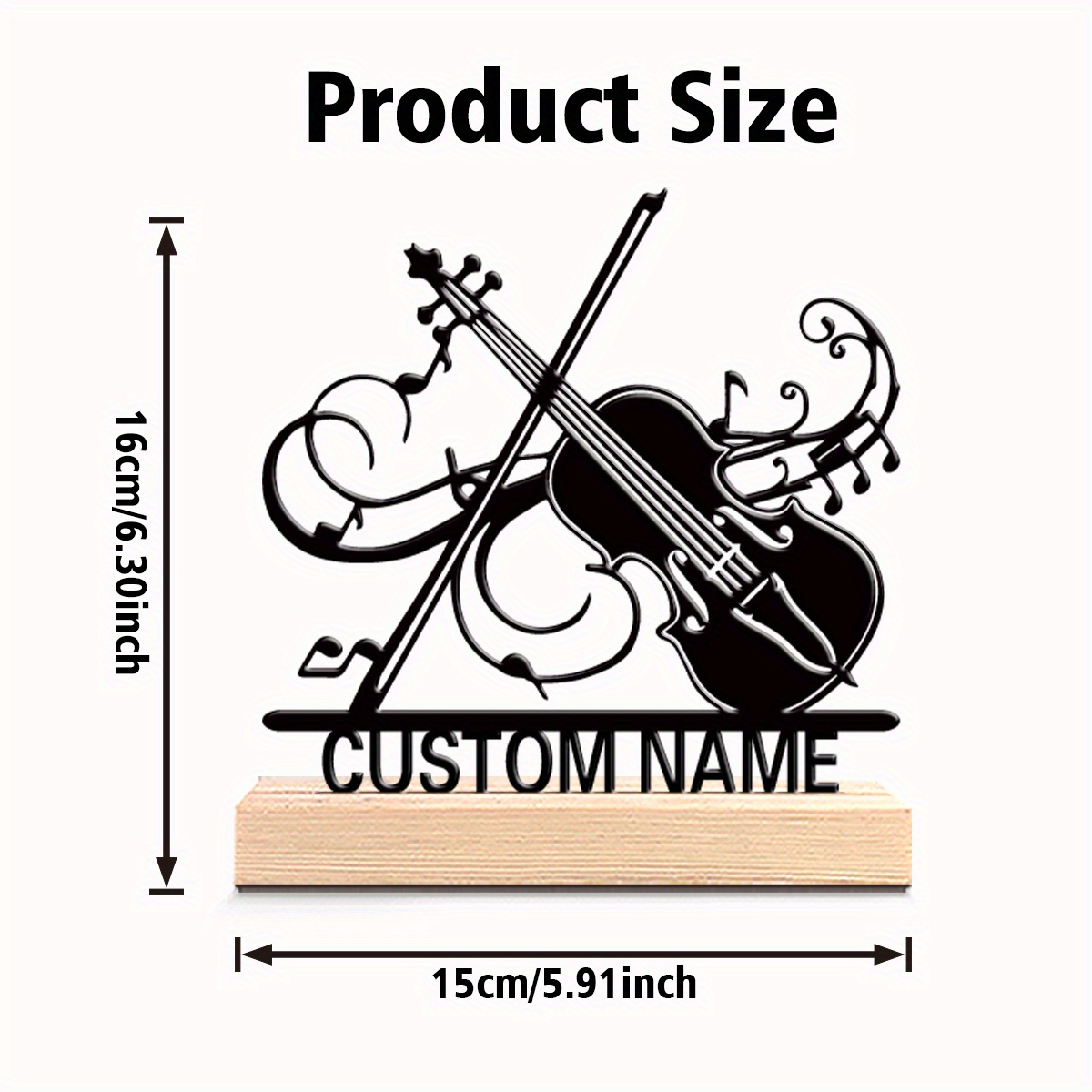 Personalized Violin Cello Meta - Desktop Laser Engraver recension och pris